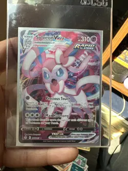Sylveon VMAX Rapid Strike Pokemon Card Precious Touch Max Harmony - Image 1