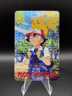 Pokemon Vintage Pocket Monsters Vending HOLO Prism Sticker Nintendo - Image 1