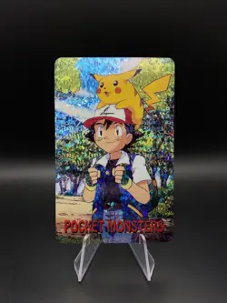 Pokemon Vintage Pocket Monsters Vending HOLO Prism Sticker Nintendo - Image 2