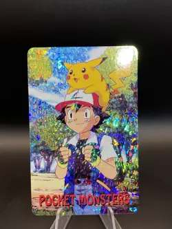 Pokemon Vintage Pocket Monsters Vending HOLO Prism Sticker Nintendo - Image 3