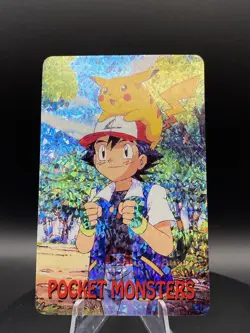 Pokemon Vintage Pocket Monsters Vending HOLO Prism Sticker Nintendo - Image 5