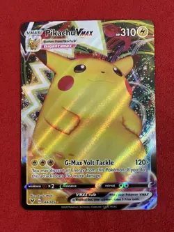 Pokemon TCG - Pikachu VMAX 044/185 Ultra Rare Vivid Voltage - Great Condition! - Image 1