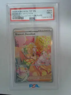 Pokemon Bianca's Devotion Special Illustration Rare 209/162 Holo PSA 9 - Image 1