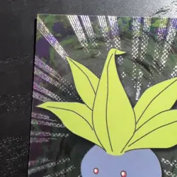 1999 Topps Pokemon TV #43 Oddish Silver Foil Black Logo (Rays 2nd Print) - Image 3