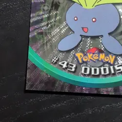 1999 Topps Pokemon TV #43 Oddish Silver Foil Black Logo (Rays 2nd Print) - Image 4