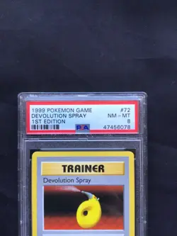 Pokemon Cards: Base Set 1st Edition Rare: Devolution Spray 72/102 PSA 8 - Image 3