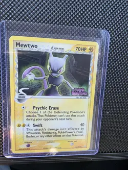 2006 Pokemon EX Holon Phantoms Mewtwo Delta Species Reverse Holo #24/110 - Image 1