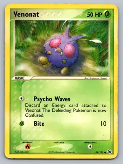 Pokemon TCG FireRed & LeafGreen Venonat 84/112 - Image 1