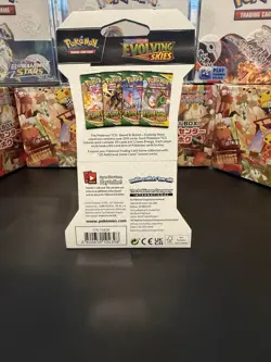 Pokemon TCG Evolving Skies Rayquaza Art, Sword and Shield Booster Pack, Sealed. - Image 2