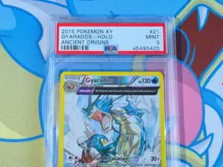 Gyarados - 2015 Pokemon XY Ancient Origins #21 Reverse Holo - PSA 9 - Image 3
