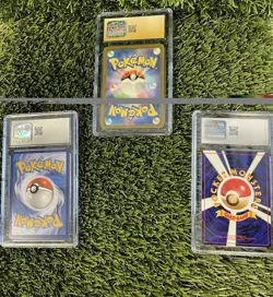 Pokemon TCG 3 Graded Slabs Value Pack: 151 Charmeleon, Dark Blastoise, & Lucario - Image 2