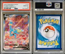 POKEMON PSA 10 MACHAMP V FULL ART 172/189 ASTRAL RADIANCE ENGLISH 2022! - Image 3