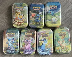 Pokemon TCG Mega Evolution MINI TINS LOT OF 7x Factory Sealed - Image 1