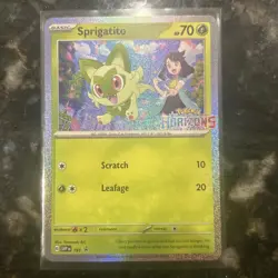 Sprigatito 191 & Fuecoco 192 Horizons Stamped Black Star Promo Set Pokemon NM - Image 3