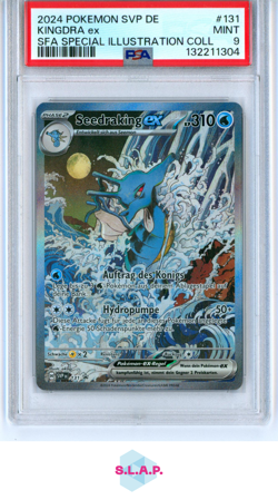 KINGDRA EX SFA SPECI4L ILL COLL POKEMON SVP DE-SV BLCK STR PRM 2024 131 PSA 9 - Image 1