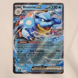 Venusaur ex 001 + Blastoise ex 030 Stellar Crown Stamped Promo Lot Pokemon TCG - Image 3