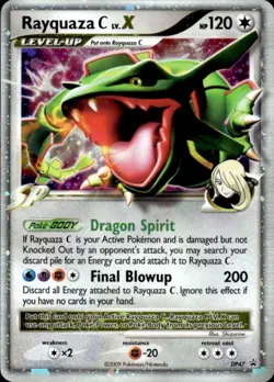 Pokemon Rayquaza C LV.X DP47 DP Black Star Promos Promo Lightly Played - Image 1