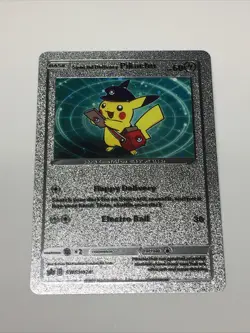 Pokemon Silver Fan Art Special Delivery Pikachu Promo Swsh074 - Image 1
