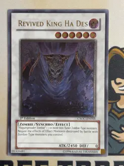 Revived King Ha Des CSOC-EN044 Ultimate Rare 1st Edition YuGiOh! NM EURO - Image 3