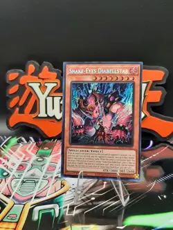 Yu-Gi-Oh! Snake-Eyes Diabellstar MP25-EN062 Secret Rare 1st Ed NM - Image 1