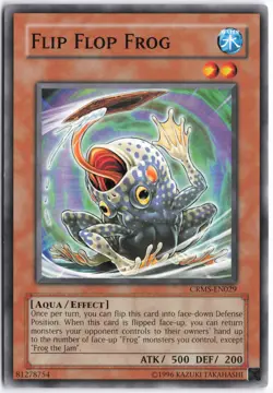 Yugioh - Flip Flop Frog CRMS-EN029 Unlimited - Crimson Crisis - Image 1