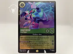 Disney Lorcana Max Goof Chart Topper 77/204 Fabled Cold Foil Legendary - Image 1