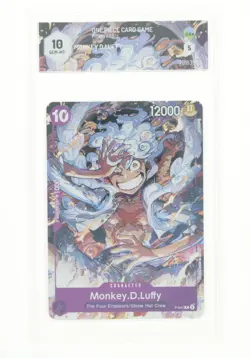 One Piece Card Game - Monkey.D.Luffy Promo P-041 - GRAAD 10 JAP 2023 - Image 1