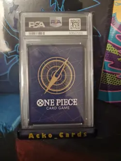 One Piece Portgas D Ace Alt Art OP08-052 Japanese PSA 10 - Image 3