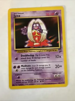 Jynx 45/130 Base Set 2 Pokemon Card NM 1999-2000 wizards - Image 1