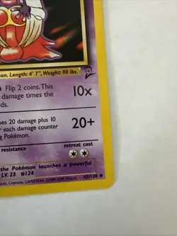 Jynx 45/130 Base Set 2 Pokemon Card NM 1999-2000 wizards - Image 4