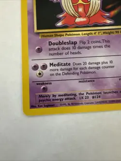 Jynx 45/130 Base Set 2 Pokemon Card NM 1999-2000 wizards - Image 5