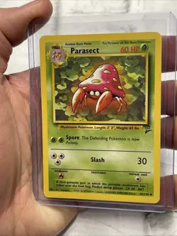 Pokemon Parasect 55/130 Base Set 2 Pokemon Card NM/MT Nintendo Uncommon Vintage - Image 2