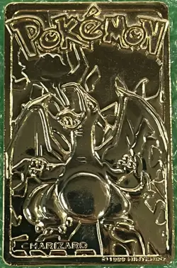 Pokemon 1999 Burger King 23K Gold Plated CHARIZARD #06 Card 2.75" x 1.75" w/ COA - Image 3