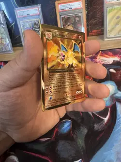 Pokemon Charizard 004/102 Miscellaneous Promo Metal Holo 120 HP Stage 2 Card - Image 4