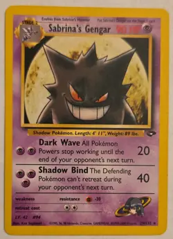 Sabrina's Gengar Gym Challenge 29/132 Pokemon Card - Image 1