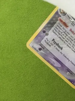 Pokemon TCG Espeon Holo Rare Reverse Holo Card 4/113 EX Delta Species - Image 4