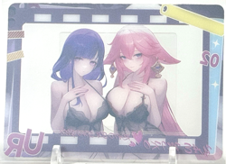 Genki Parade: Yae Miko & Raiden UR-02 Goddess Story Waifu CCG Trading Card - Image 2