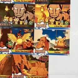 Pokemon Topps Pikachu's Vacation Trading Card Set 12/18 Cards 14 Total - Image 4