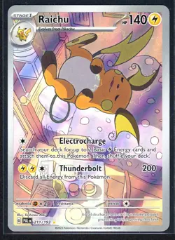 Pokemon Cards - Raichu 211/193 - Paldea Evolved - NM+ - Image 1