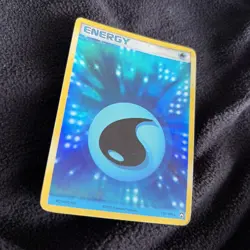 Pokemon EX Power Keepers Rare Holo Water Energy Card 105/108 - MP Crease - Image 2