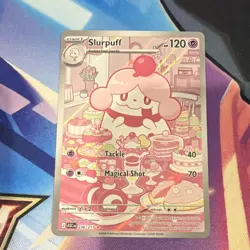 Pokemon Slurpuff 236/217 ASC Illustration Rare Full Art Holo Pokemon TCG Card - Image 1