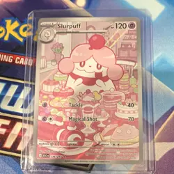Pokemon Slurpuff 236/217 ASC Illustration Rare Full Art Holo Pokemon TCG Card - Image 4