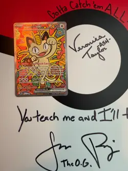 Meowth ex 121/088 English Special Illustration Rare - Perfect Order Pokemon Card - Image 1