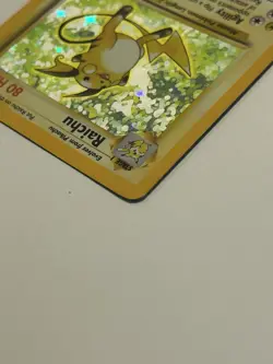 WOTC Raichu 14/102 Base Set Holo Rare Pokemon TCG Card - Image 4