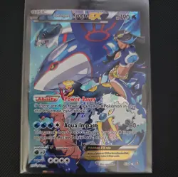 Team Aqua's Kyogre EX Double Crisis 6/34 Ultra Rare Pokemon Card - LP - Image 1