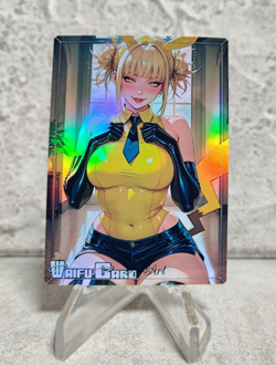 Himiko Toga Trading Card Waifu Goddess Story Anime Girl holo Karte Manga Full - Image 1