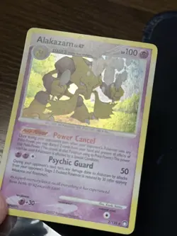 2007 Pokemon Alakazam 2/123 Mysterious Treasures Holo Card NM+ - Image 3