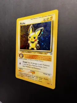 Pokemon Pichu Neo Genesis Holo Rare Unlimited Card 12/111 30 HP English NM - Image 2