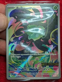 Mega Evolution Bulbasaur illustration rare 133/132 promo card sealed - Image 2