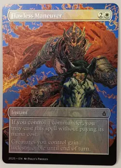Flawless Maneuver FOIL Proxy Playtest Card with Custom Fantasy Art - Image 4
